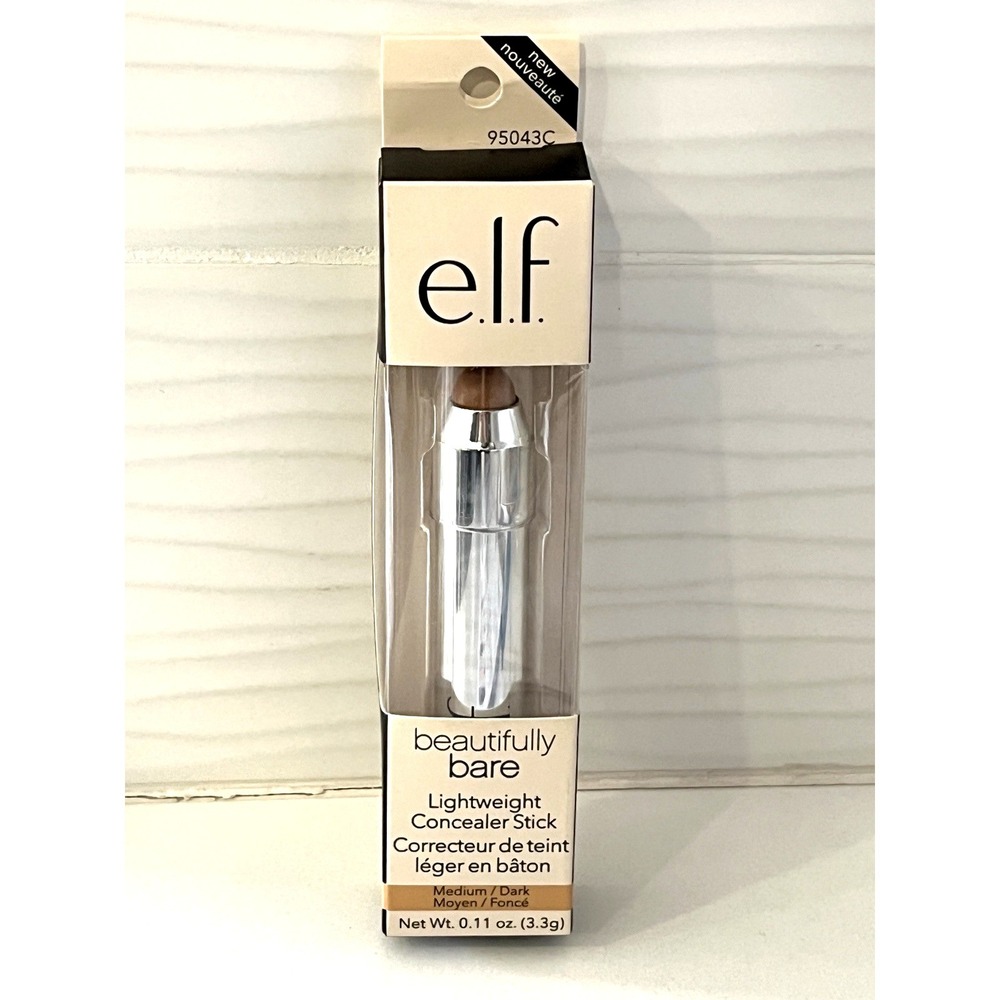 ELF Beautifully Bare Lightweight Concealer Stick 95043C - MEDIUM/DARK  - New